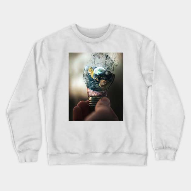 Reborn earth Crewneck Sweatshirt by RoscoAdrian